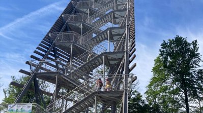 Zum neuen Tromm-Turm 26.05.